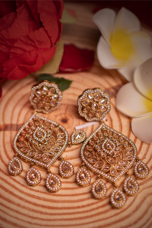 Noor-E-Jahan Radiant Jewel Polki Earrings