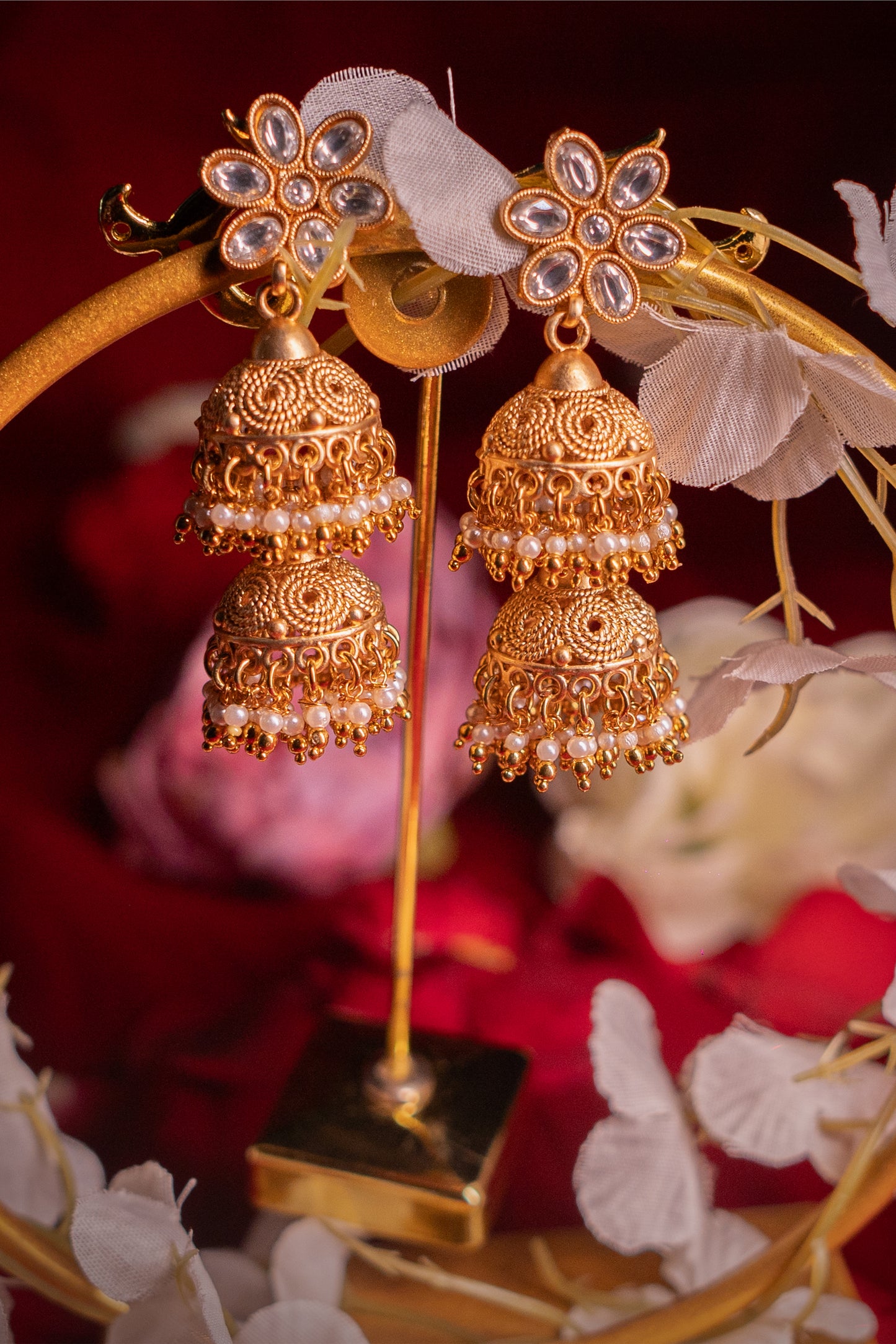 Padmavati Empress Kundan Earrings